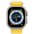 Apple Watch Ultra GPS + Cellular - 49mm - Titanium - Bracelet Yellow Ocean Band-1