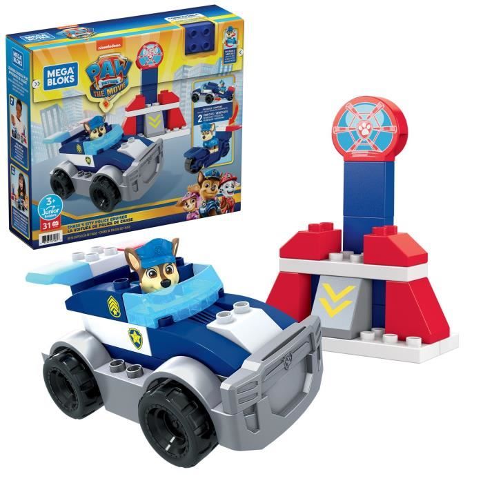 mega bloks - coffret police pat' patrouille - briques de construction - dès 3 ans