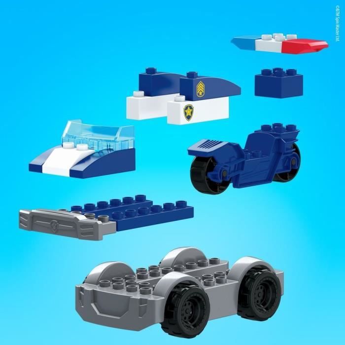 Mega Bloks Coffret Police Pat Patrouille Briques de construction Des 3 ans Cdiscount Jeux Jouets