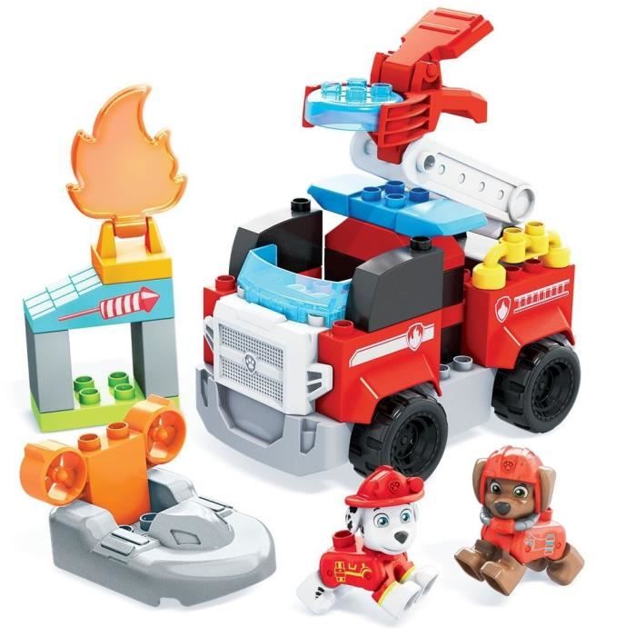 Mega Bloks Coffret Pompier Pat Patrouille Briques de construction Des 3 ans Cdiscount Jeux Jouets