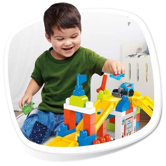 MEGA BLOKS First Builders Garage de Course 60 blocs 12 mois et