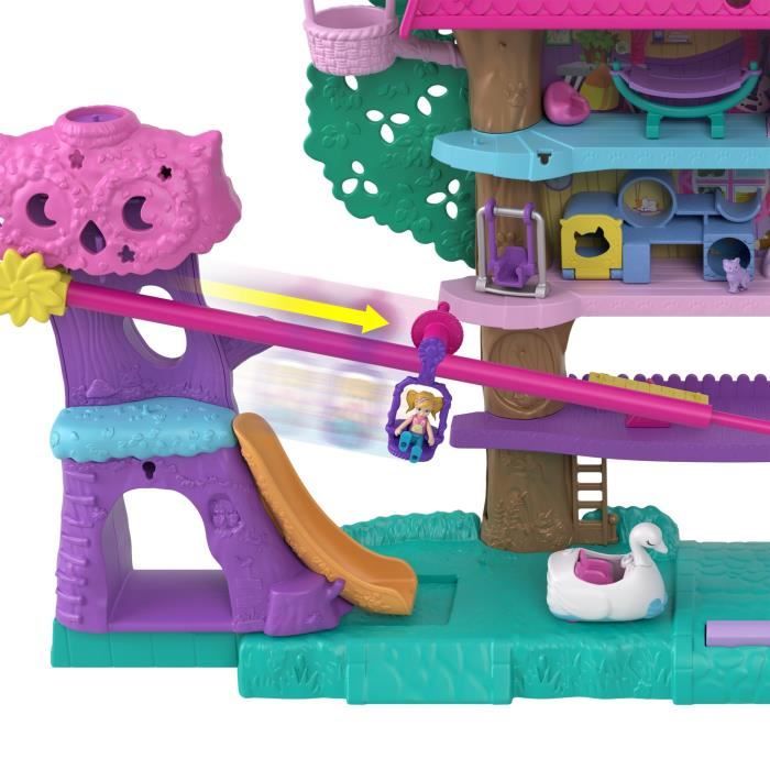 Playset Polly Pocket La maison lapins de Lila - Poupée