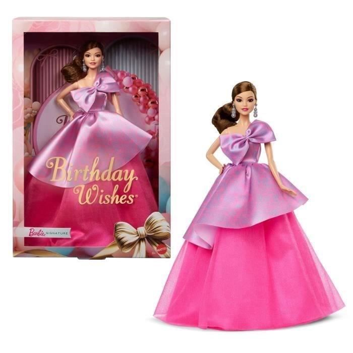 Poupée Barbie Joyeux Anniversaire Mattel JBJ07 – Design Festif avec Certificat d'Authenticité