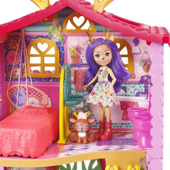Mini-poupée Enchantimals : La maison enchantée de Panda - Jeux et jouets Mattel - Avenue des Jeux