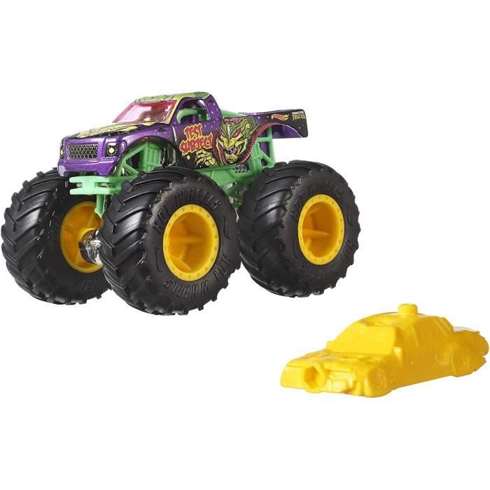 Hot Wheels - Monster Truck Le Volcan Crash 2 Véhicules