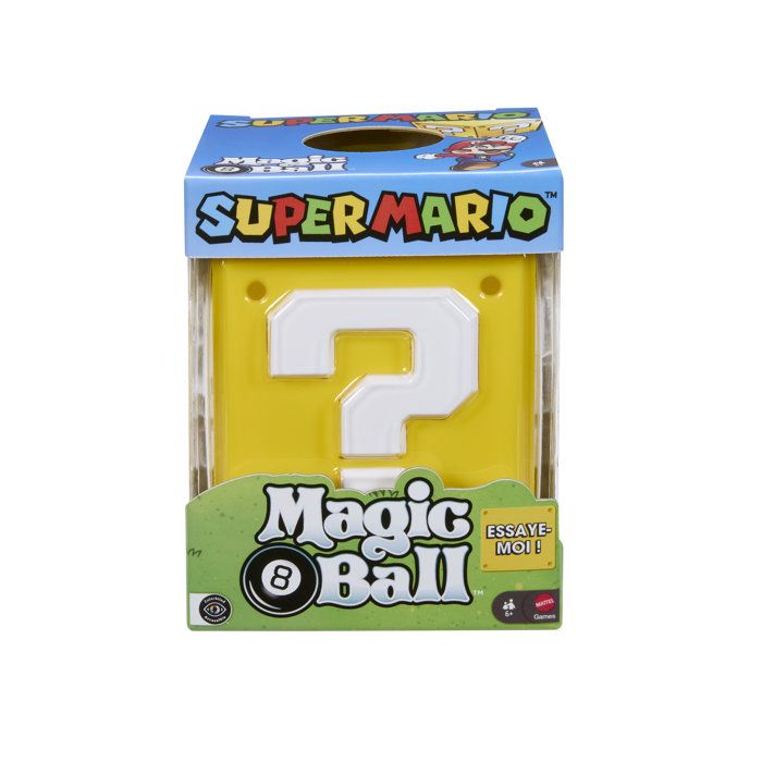 Jeu Classique Mattel JNJ44 – Magic 8 Ball Super Mario Avec Réponses Oui/Non - vue 2