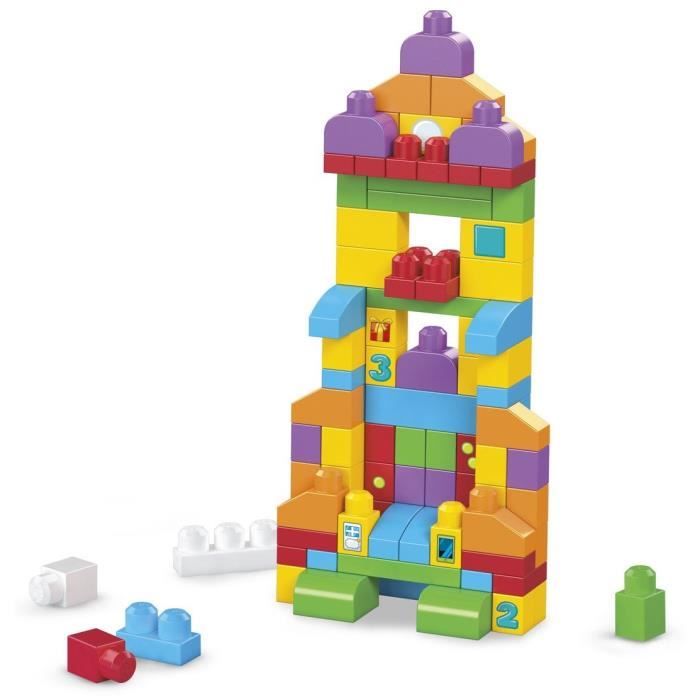 MEGA BLOKS First Builders Sac de Construction Deluxe 150 blocs 12 mois et Cdiscount Jeux Jouets