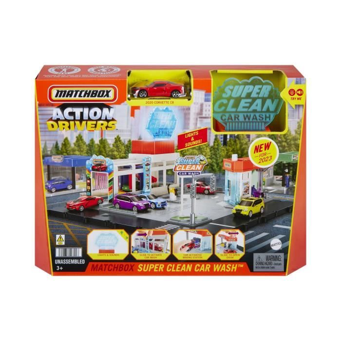 Matchbox car wash top