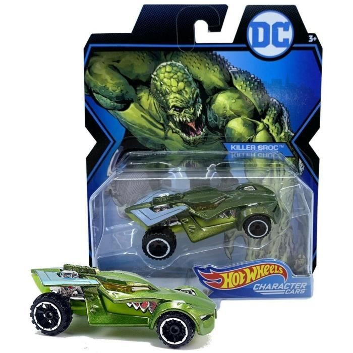 HOT WHEELS DC Véhicule Killer Croc Cdiscount Jeux Jouets