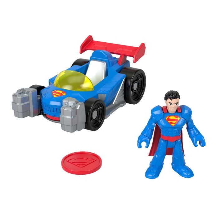 Imaginext Supermobile DC Metal Force - Fisher-Price coffret figurine DC Super Friends - Dès 3 ans - JFJ69