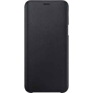 COQUE - BUMPER Samsung Etui Flip Wallet J6 - Noir