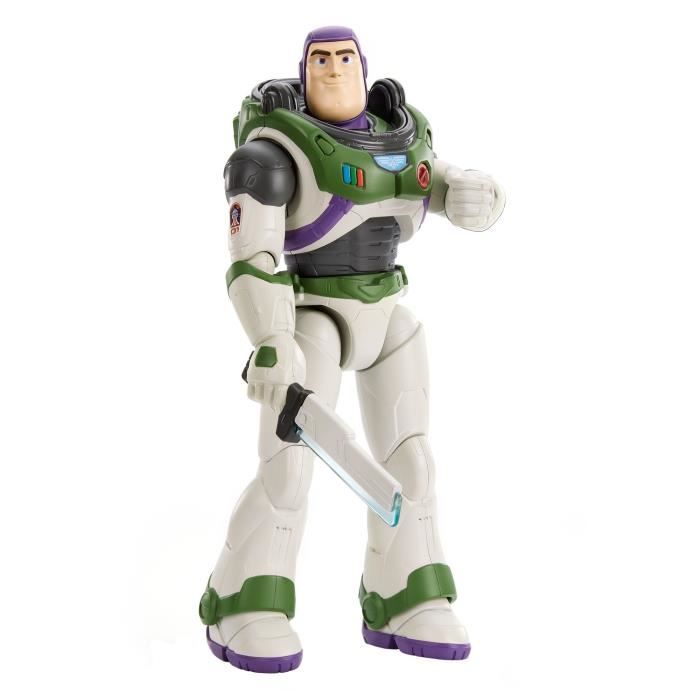 Buzz l'éclair parlant 20 phrases en Français Neuf 30 cm Toy Story 4 Disney