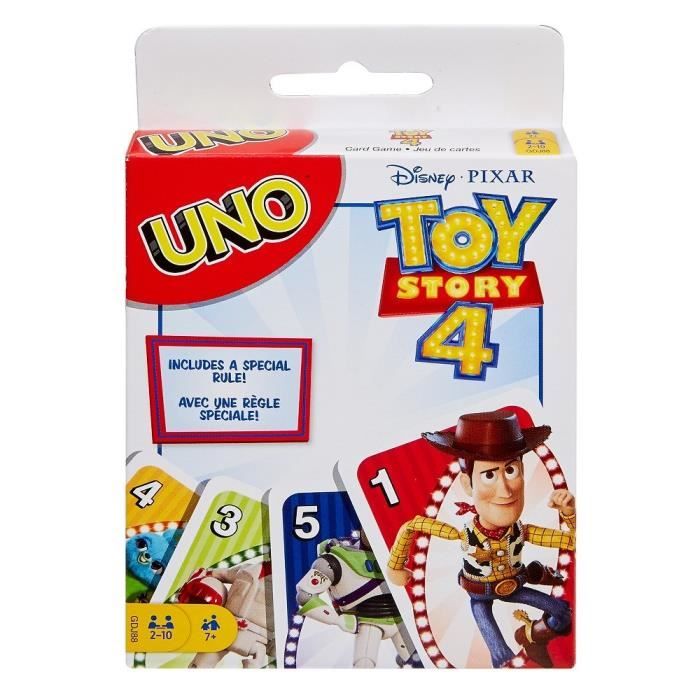 Uno Toy Story 4 Jeu De Cartes 2 A 10 Joueurs 7 Ans Et Achat Vente Cartes De Jeu Cdiscount