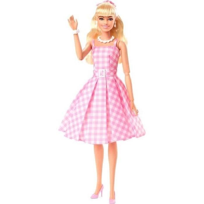 Poup e Barbie Robe Vichy Rose Barbie Le Film Collection 6
