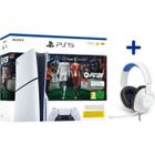 SONY COMPUTER ENTERTAINMENT Pack PS5 Standard : Console PlayStation 5 (modèle Slim) + FC26 (code dans la boite) + Casque-Micro Gaming - JBL - Quantum 100