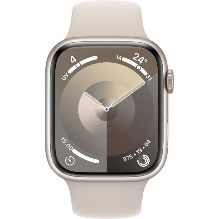 Apple Watch Series 9 GPS 45mm Boîtier Aluminium Bracelet Sport Band / Etat correct - vue 2