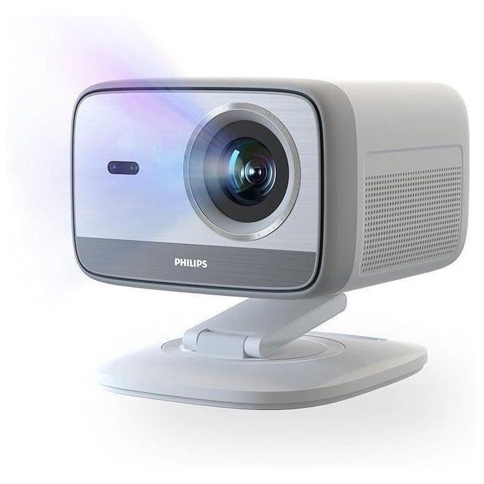 Vidéoprojecteur - PHILIPS - NeoPix 444 - Full HD 1080p - 500 lumens ANSI - 100 - HDMI - Jack 35 mm - Inclus câble USB‑C vers HDMI