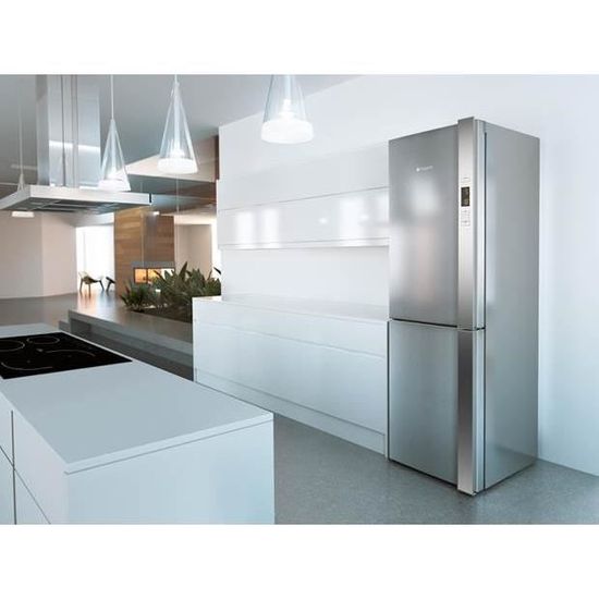 HOTPOINT XH9 T2Z XOJZV- NEW - Réfrigérateur combiné congélateur bas - 369 L  (264 + 105 L) - Froid No frost - A++ - L 60 x H 201 cm - Achat /