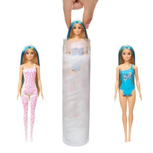 POUPÉE Barbie - Assortiment Poupées Color Reveal Arc-En-Ciel - 3 Ans Et + - BARBIE - HRK06 - modèle aléatoire
