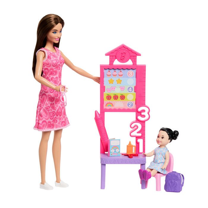 Coffret Poupée Barbie Professeure – Accessoires Inclus, JMK16 - vue 6