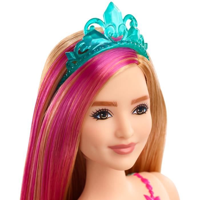Poupée Barbie Princesse de Rêves Blonde - BARBIE - Robe Colorée et  Accessoires - 3 ans et + - Cdiscount Jeux - Jouets