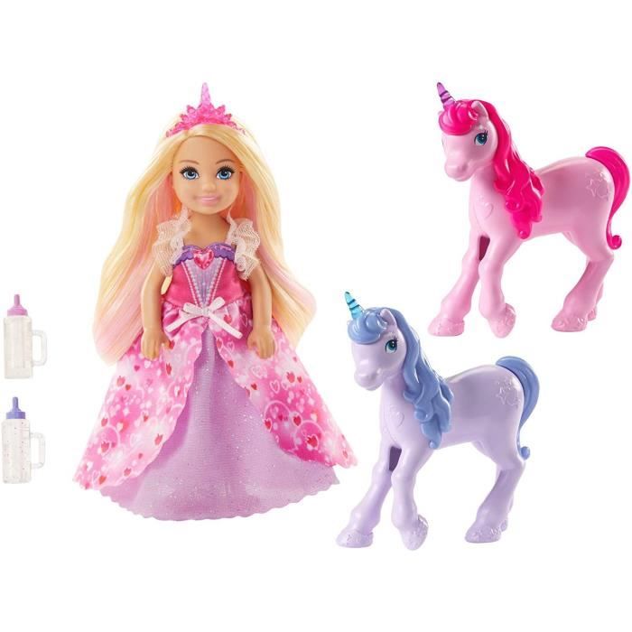 Barbie Dreamtopia Princesse Chelsea Et Ses Licornes Achat