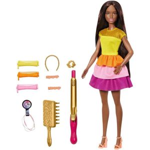 Barbie - Tête à coiffer brune coupe afro - Accessoires inclus - Magique -  Giochi Preziosi France - Cdiscount Jeux - Jouets