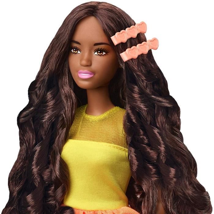 BARBIE Cheveux Boucles Brune Cdiscount Jeux Jouets
