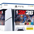 SONY COMPUTER ENTERTAINMENT Pack PS5 Standard : Console PlayStation 5 (modèle Slim) + NBA 2K26 (code dans la boite)