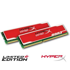 MÉMOIRE RAM Kingston 8Go DDR3 1600MHz CL9 Red Series