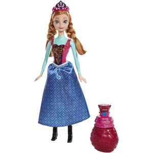 POUPÉE Figurines Personnages - Reine Neiges Bdk32 Poupée Mannequin Princesse Anna Couleur Royale Frozen