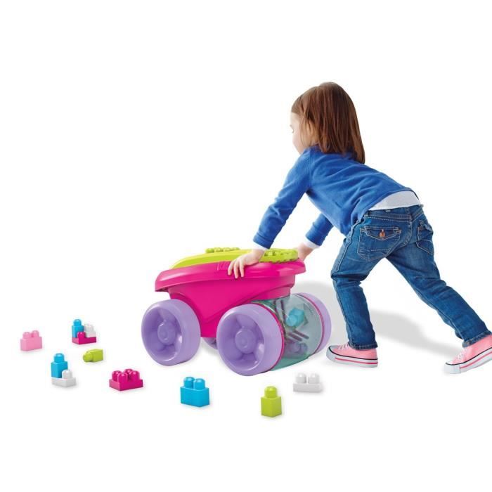 Mega bloks wagon pink sales