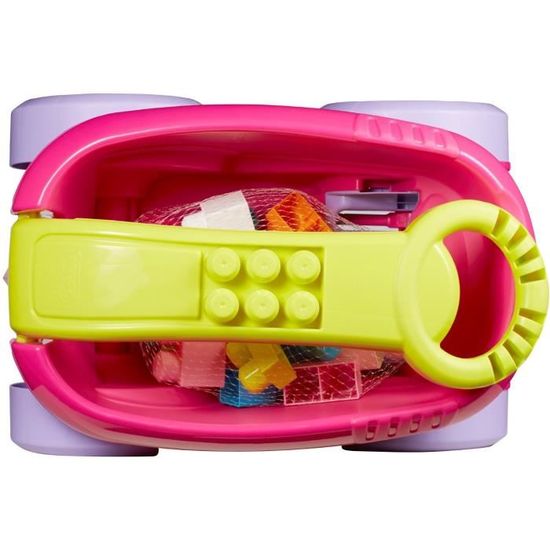 MEGABLOKS First Builders Wagon Ramasseur de Blocs Rose Cdiscount Jeux Jouets
