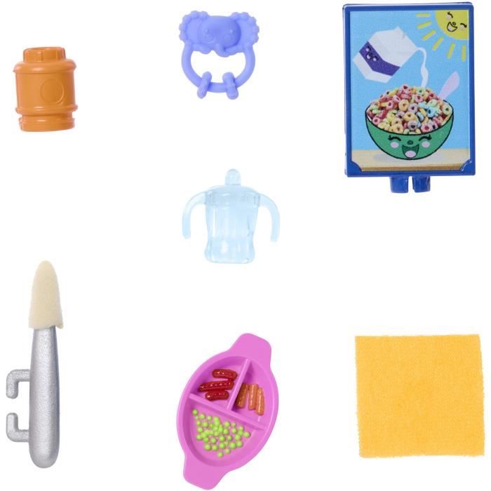Barbie Skipper Coffret Babysitters Inc, poupée, bébé