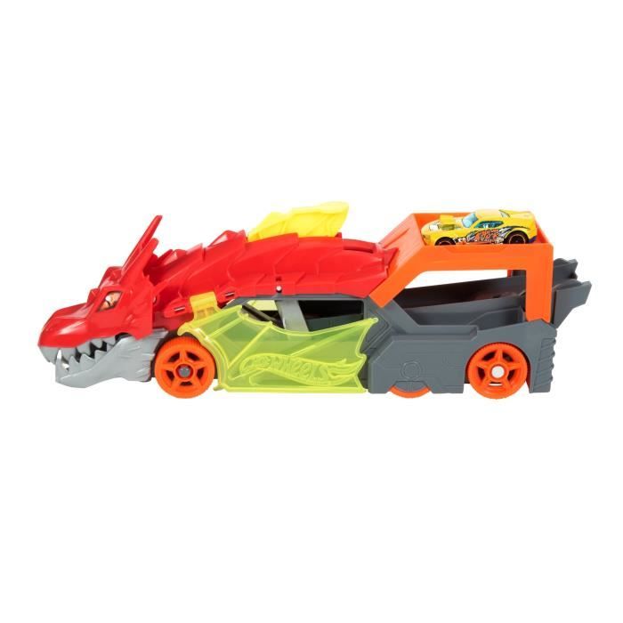 Hot Wheels City Transporteur Dragon Lanceur 2 en 1 Camion Petite voiture Des 3 ans GTK42 Cdiscount Jeux Jouets
