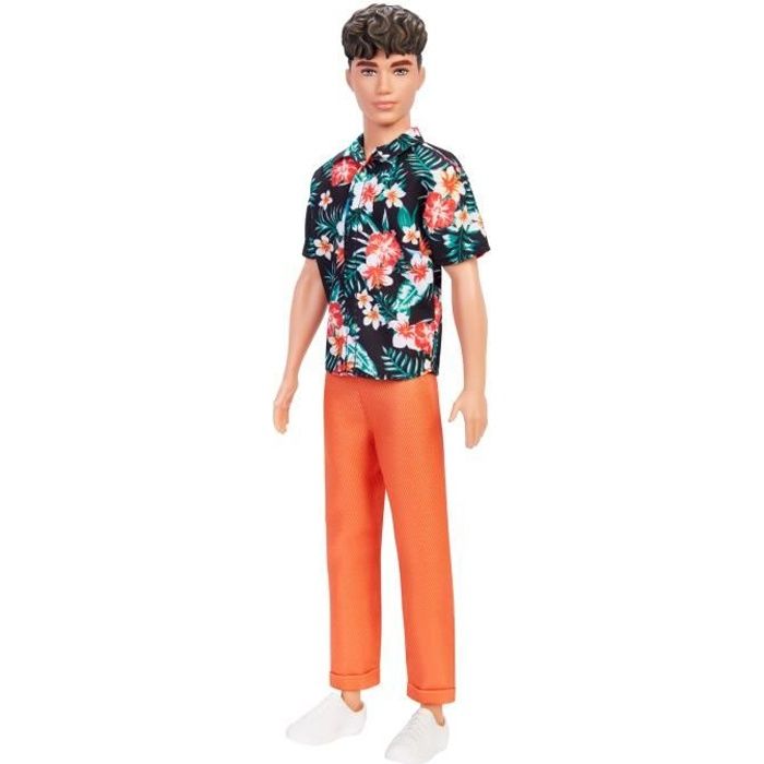 Poup e Ken Fashionista Tropical Barbie Chemise Tropicale 3