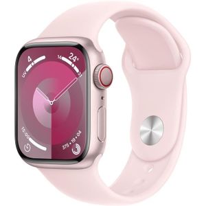MONTRE CONNECTÉE Apple Watch Series 9 GPS - 41mm - Boîtier Pink Aluminium - Bracelet Light Pink Sport Band - M/L