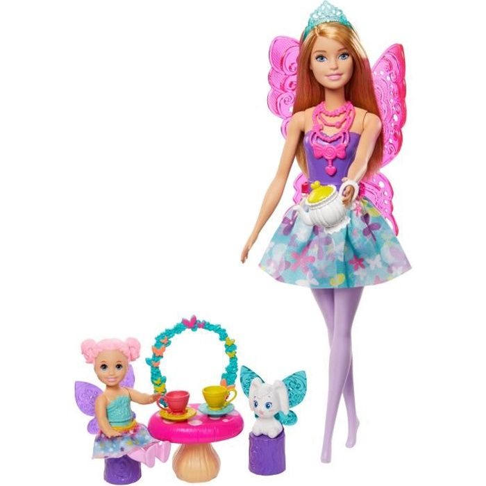 barbie sirene couleur et lumiere leclerc