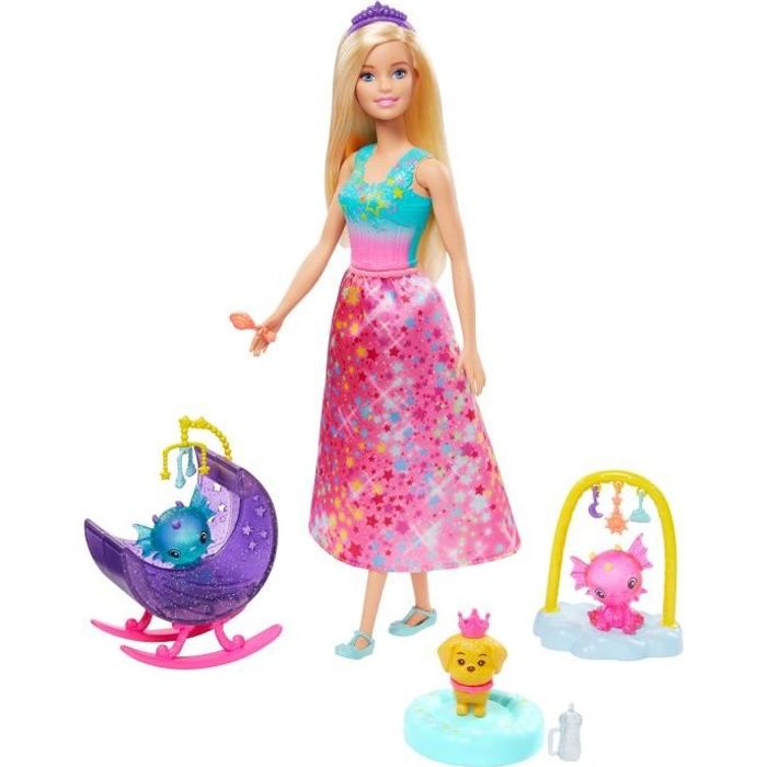Barbie Dreamtopia Bebes Dragons Cdiscount Jeux Jouets