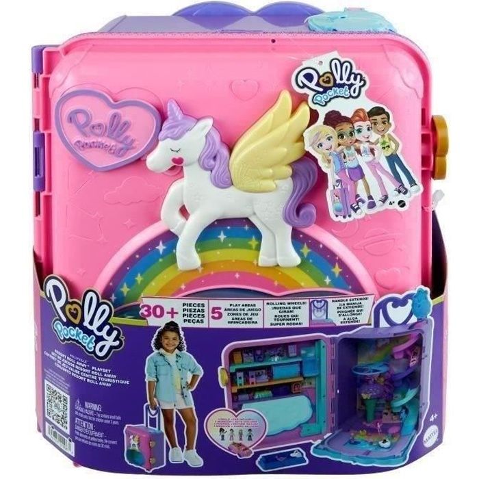Valise Surprise Polly Pocket - Polly Pocket - HKV43 - Mini Poupée Polly Pocket Coffret Compact