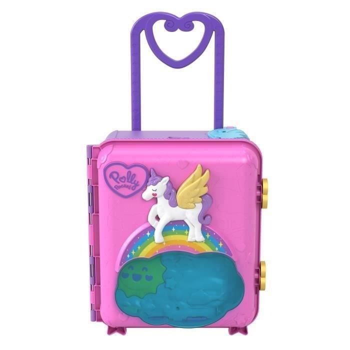 Polly Pocket Coffret Valise Polly Pocket Pollyville HKV43 Cdiscount Jeux Jouets