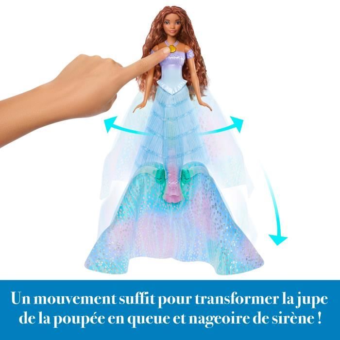 Heless 1320 - Vêtements de poupée au Design sirène Yara, Robe avec Paillettes Scintillantes pour poupées et Animaux en Peluche de 28-35 cm