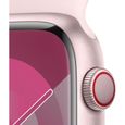 Apple Watch Series 9 GPS - 45mm - Boîtier Pink Aluminium - Bracelet Light Pink Sport Band - S/M-2