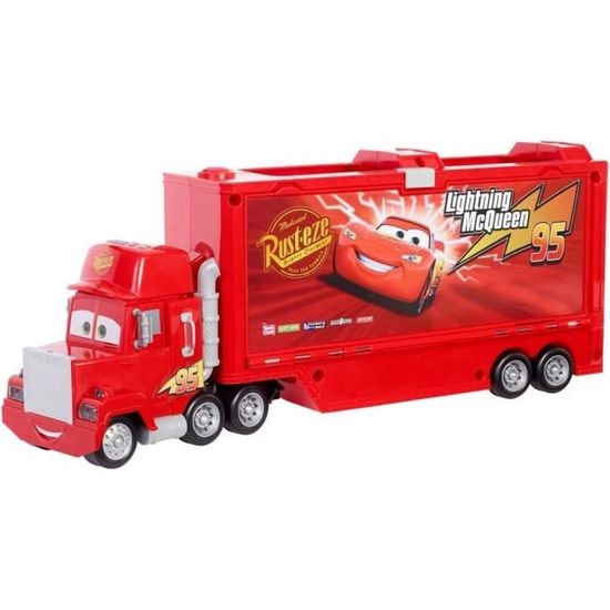 Transporteur Mack rouge avec sons et lumi res Petite Voiture