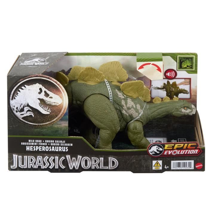 HESOERISAURUS SONORE - MATTEL - HTK69 - DINOSAURE JURASSIC WORLD