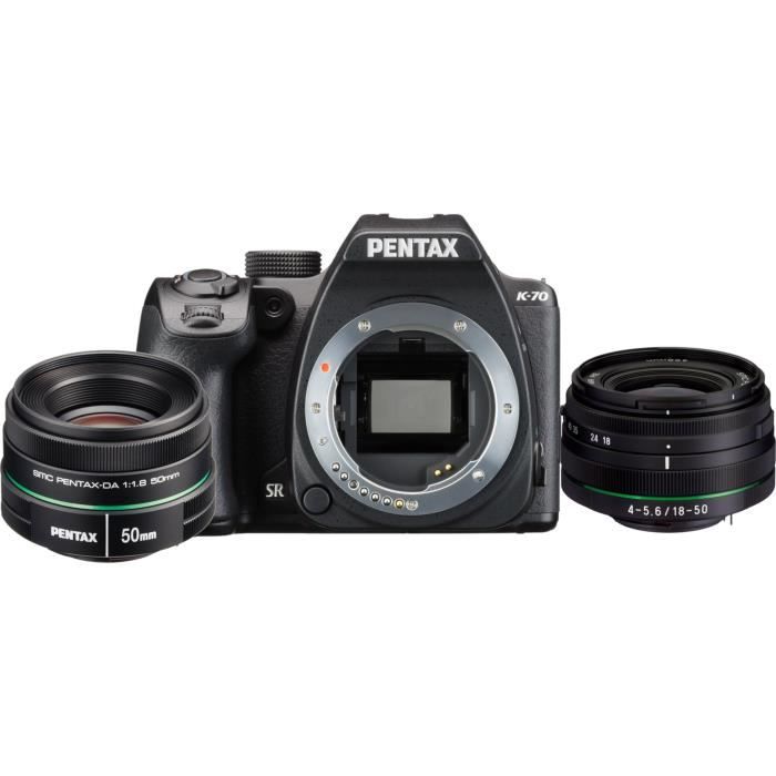 Photo de pentax-appareil-photo-reflex-k-70-24-mp-wifi-objectif-18-50mm-re