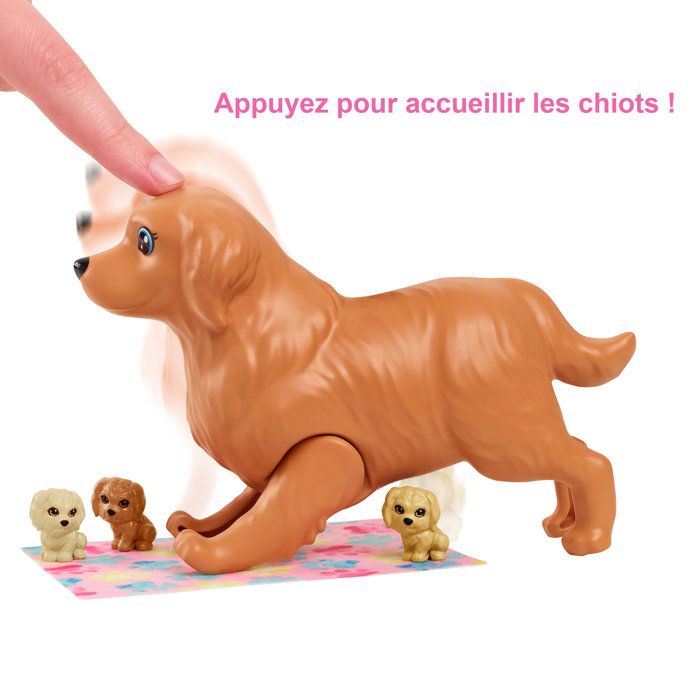 Barbie - Barbie Naissance Des Chiots - Poupée - Dès 3 ans - Monde de Barbie Barbie - Barbie Naissance Des Chiots - Poupée - Dès 3 ans - Monde de Barbie