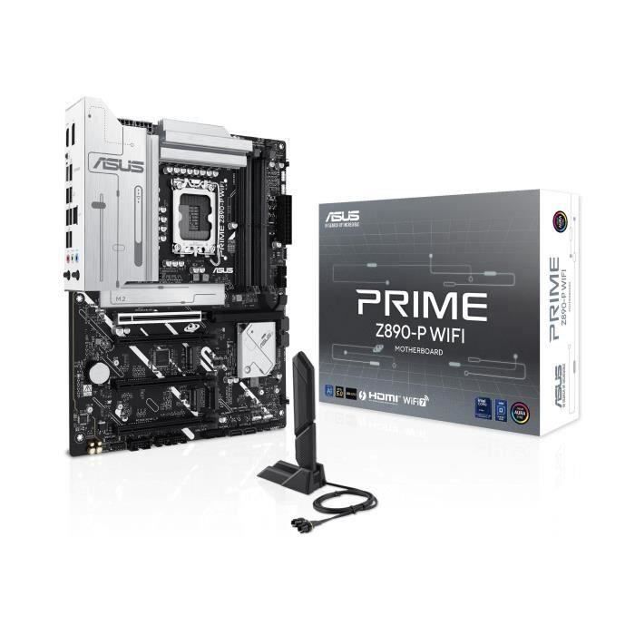 Carte mère - ASUS - PRIME Z890-P - Socket LGA1851 - PCIe 5.0 - RGB