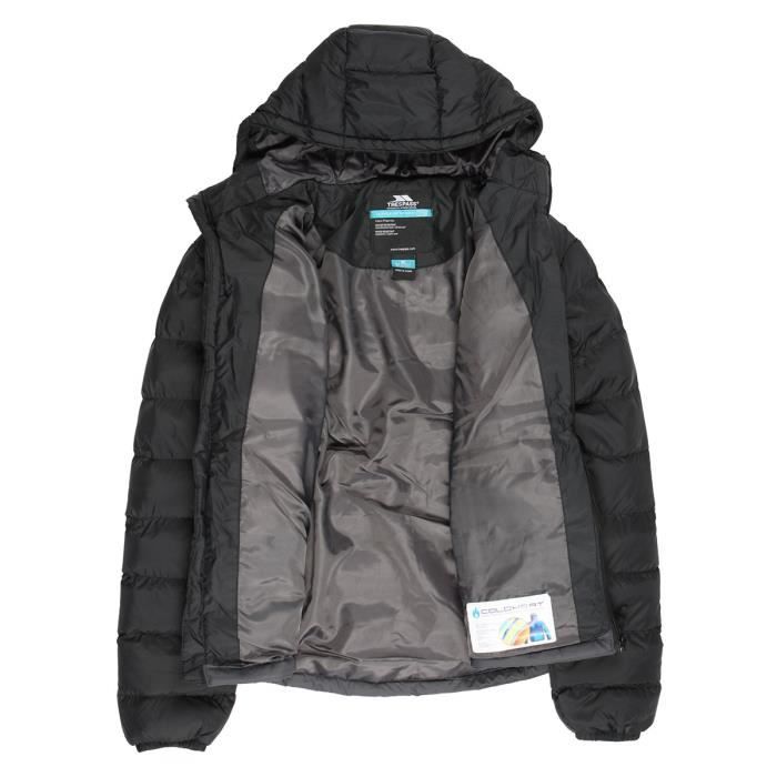 Veste Homme Trespass Rembourrée Avec Capuche - Bleu - Neuf Avec étiquettes