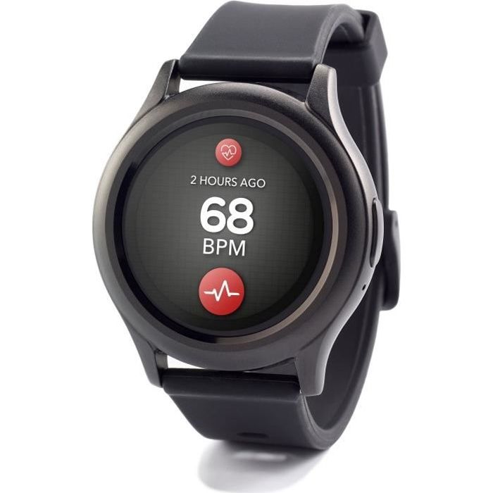 Montre connect e ZeRound 3 Noir MY KRONOZ Affichage de l